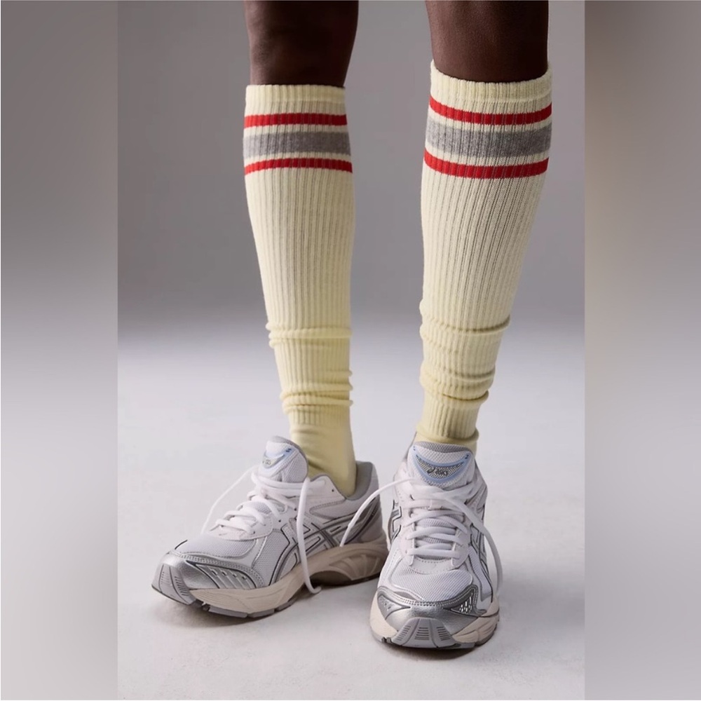 Free People FP Movement Knee High Logo Stripe Socks